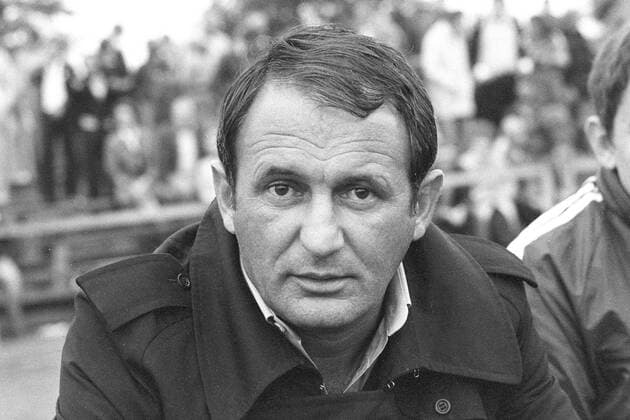 Fußball, Trainerhistorie, FSV Frankfurt Milovan Beljin Trainer bei Arminia Bielefeld - hier am 20.07.1978 in einem Freundschaftsspiel beim TSV Havelse.