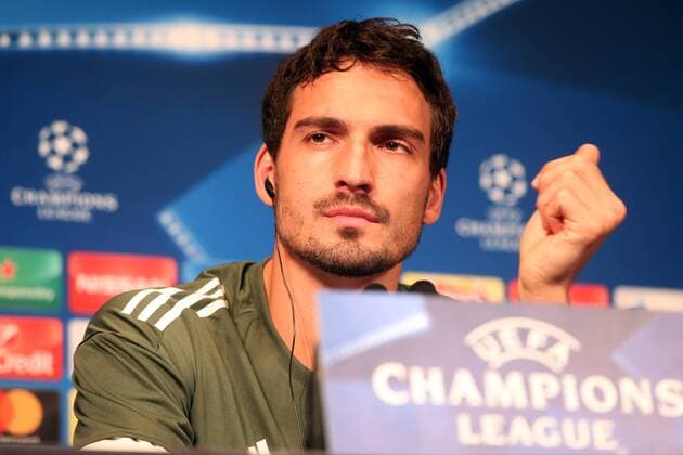 Mats Hummels (FC Bayern Muenchen 5), Pressekonferenz, Paris Saint-Germain vs. FC Bayern Muenchen, Champions League, Fussball, 26.09.2017, Paris Copyright: xLanger Eibner-Pressefotox EP_HLR