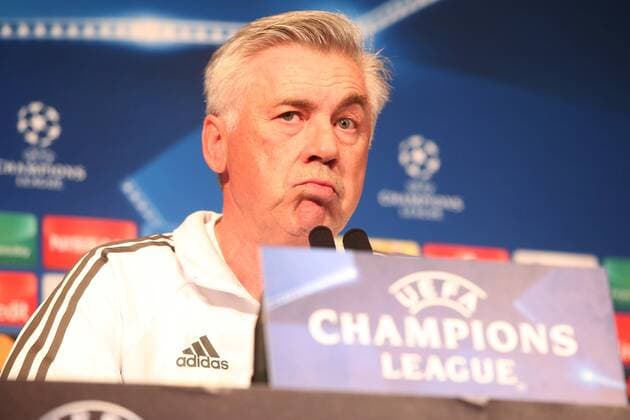 Trainer Carlo Ancelotti (FC Bayern Muenchen), Pressekonferenz, Paris Saint-Germain vs. FC Bayern Muenchen, Champions League, Fussball, 26.09.2017, Paris Copyright: xLanger Eibner-Pressefotox EP_HLR