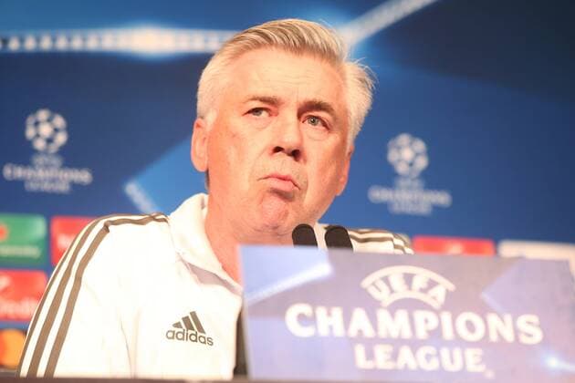 Trainer Carlo Ancelotti (FC Bayern Muenchen), Pressekonferenz, Paris Saint-Germain vs. FC Bayern Muenchen, Champions League, Fussball, 26.09.2017, Paris Copyright: xLanger Eibner-Pressefotox EP_HLR
