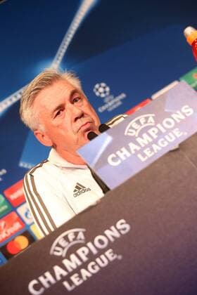 Trainer Carlo Ancelotti (FC Bayern Muenchen), Pressekonferenz, Paris Saint-Germain vs. FC Bayern Muenchen, Champions League, Fussball, 26.09.2017, Paris Copyright: xLanger Eibner-Pressefotox EP_HLR