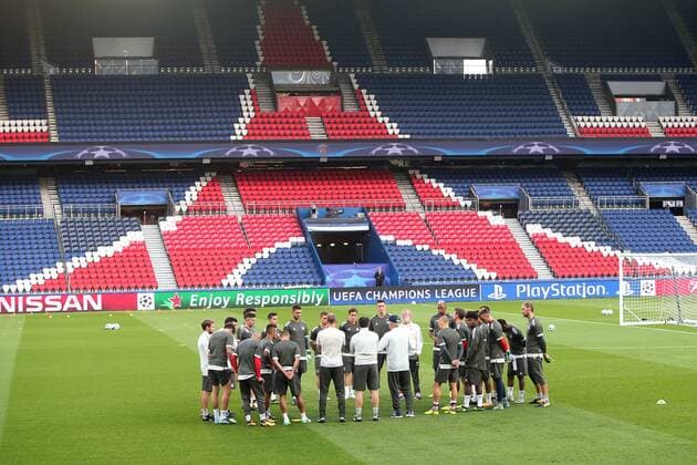 Ansprache vor dem Training, Training, Paris Saint-Germain vs. FC Bayern Muenchen, Champions League, Fussball, 26.09.2017, Paris Copyright: xLanger Eibner-Pressefotox EP_HLR