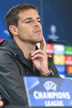 Chelsea press conference PK Pressekonferenz Cesar Azpilicueta of Chelsea during the Chelsea press conference at the Wanda Metropolitano Stadium, Madrid Content Not Available For UK Newspapers Copyright: xKristianxKanex FIL-10720-0006