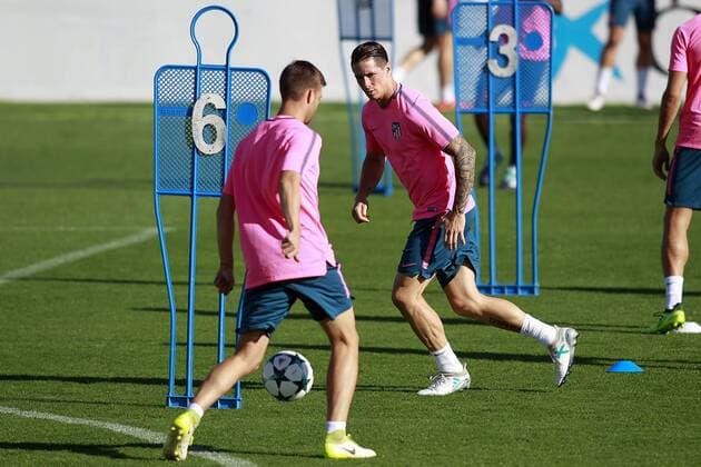 Atletico de Madrid s Fernando Torres during training session. September 26,2017.  (2017092603)