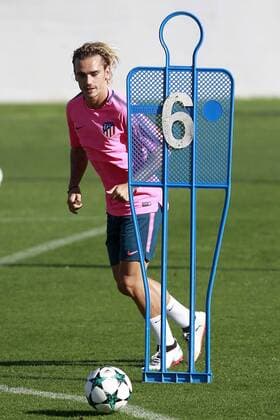 Atletico de Madrid s Antoine Griezmann during training session. September 26,2017.  (2017092621)