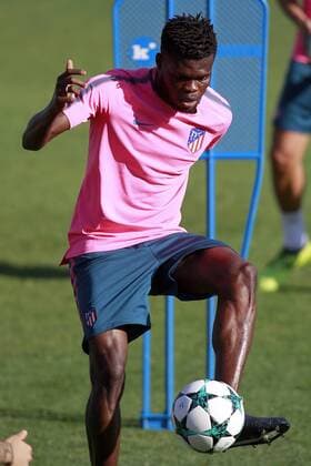 Atletico de Madrid s Thomas Partey during training session. September 26,2017.  (2017092646)