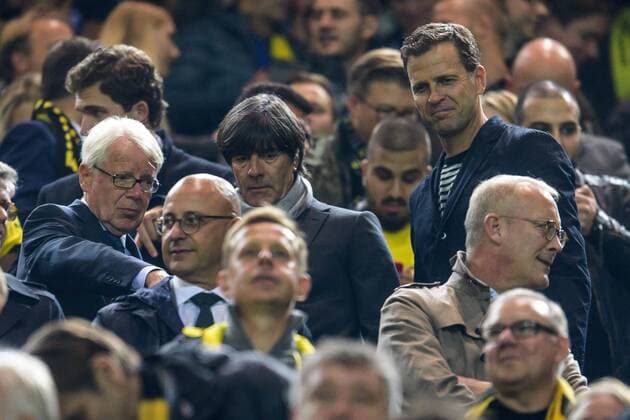 Reinhard Rauball, Joachim Loew und Oliver Bierhoff beim Champions League Spiel zwischen Borussia Dortmund und Real Madrid am 26.09.2017, Dortmund Copyright: xSchuelerx xEibnerx-xPressefotox EP_EER