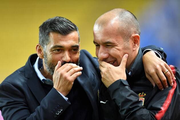 Bilder des Tages - SPORT LEONARDO JARDIM ENTRAINEUR MONACO SERGIO CONCEICAO ENTRAINEUR PORTO FOOTBALL Monaco vs Porto Ligue des Champions 26 09 2017 FEP Panoramic 