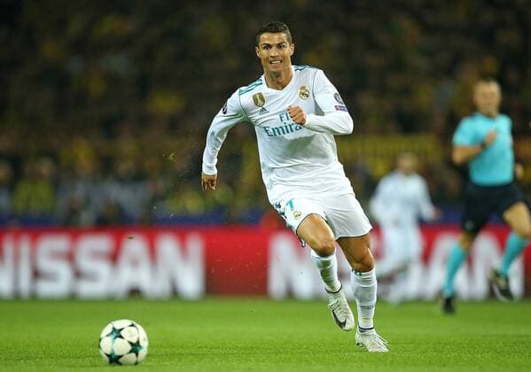 26.09.2017, Fussball UEFA Champions League 2017 2018, Gruppenphase, 2.Spieltag, Borussia Dortmund - Real Madrid, im Signal-Iduna-Park Dortmund. Cristiano Ronaldo (Real Madrid) 