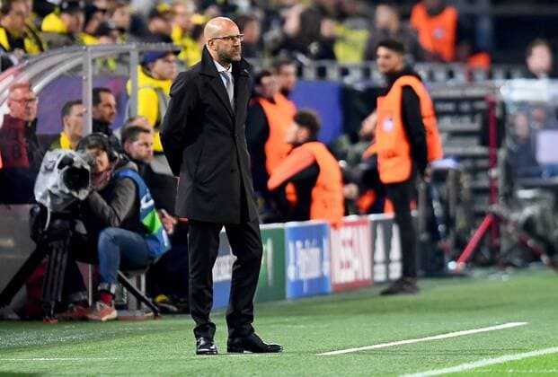 26.09.2017, xfux, Fussball Champions League, Borussia Dortmund - Real Madrid, emspor, v.l. Trainer Peter Bosz (Borussia Dortmund) Dortmund