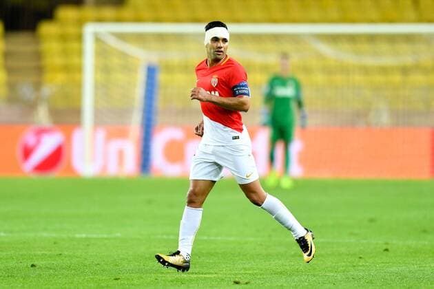Fußball, CL, AS Monaco - FC Porto 09 RADAMEL FALCAO mon FOOTBALL Monaco vs Porto Ligue des Champions 26 09 2017 FEP Panoramic 