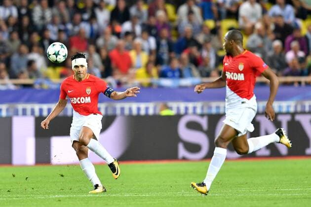 Fußball, CL, AS Monaco - FC Porto 09 RADAMEL FALCAO mon FOOTBALL Monaco vs Porto Ligue des Champions 26 09 2017 FEP Panoramic 