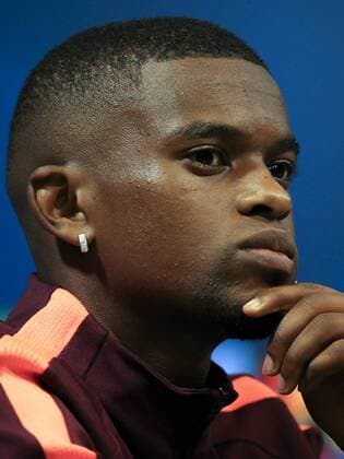 September 26, 2017 - Lisbon, Portugal - BarcelonaÃ¢â‚¬â ¢s defender Nelson Semedo during a press conference PK Pressekonferenz at Alvalade stadium in Lisbon, on September 26, 2017, on the eve of the UEFA Champions League Group D football match Sporting CP vs FC Barcelona Barca FC Barcelona Press Conference  - ZUMAn230 20170926_zaa_n230_209 Copyright: xFilipexAmorimx