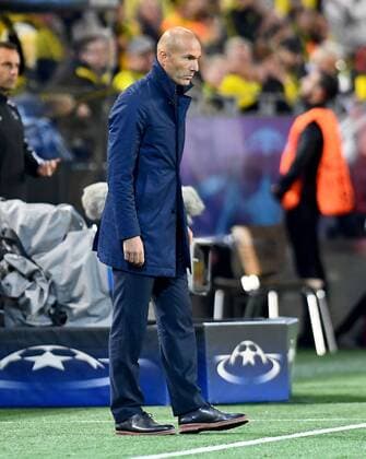 26.09.2017, xfux, Fussball Champions League, Borussia Dortmund - Real Madrid, emspor, v.l. Trainer Zinedine Zidane (Real Madrid) Dortmund