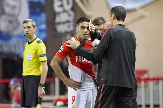 Fußball, CL, AS Monaco - FC Porto Radamel Falcao AS Monaco FOOTBALL AS Monaco vs FC Porto Champion s Ligue Monaco 26 09 2017 NorbertScanella Panoramic 