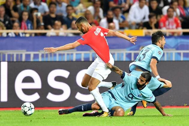 07 Rachid Ghezzal mon 28 Felipe por FOOTBALL Monaco vs Porto Ligue des Champions 26 09 2017 FEP Panoramic 