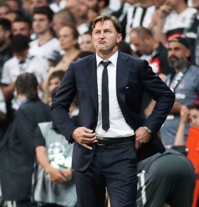 Besiktas Istanbul - RB Leipzig Fussball Champions League Istanbul, 26.09.2017, Vodafone Park, Fussball, UEFA Champions League, Gruppe G, 2.Spieltag , Besiktas Istanbul vs. RB Leipzig , Im Bild; Trainer Ralph Hasenhüttl Hasenhuettl, RB Leipzig ,