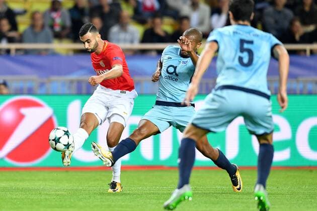 Fußball, CL, AS Monaco - FC Porto 07 Rachid Ghezzal mon FOOTBALL Monaco vs Porto Ligue des Champions 26 09 2017 FEP Panoramic 