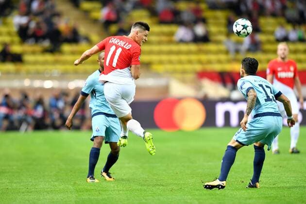Fußball, CL, AS Monaco - FC Porto 11 Guido Carrillo mon FOOTBALL Monaco vs Porto Ligue des Champions 26 09 2017 FEP Panoramic 