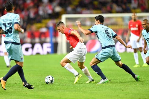 Fußball, CL, AS Monaco - FC Porto 11 Guido Carrillo mon FOOTBALL Monaco vs Porto Ligue des Champions 26 09 2017 FEP Panoramic 