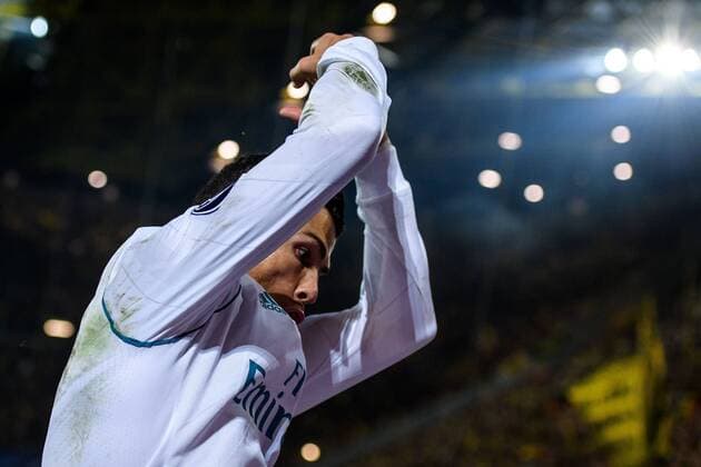 Cristiano Ronaldo (Real Madrid CF 7) beim Torjubel nach dem Treffer zum 3:1 beim Champions League Spiel zwischen Borussia Dortmund und Real Madrid am 26.09.2017, Dortmund Copyright: xSchuelerx xEibnerx-xPressefotox EP_EER