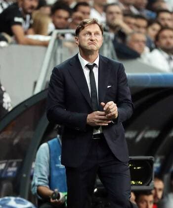 Besiktas Istanbul - RB Leipzig Fussball Champions League Istanbul, 26.09.2017, Vodafone Park, Fussball, UEFA Champions League, Gruppe G, 2.Spieltag , Besiktas Istanbul vs. RB Leipzig , Im Bild; Trainer Ralph Hasenhüttl Hasenhuettl, RB Leipzig ,