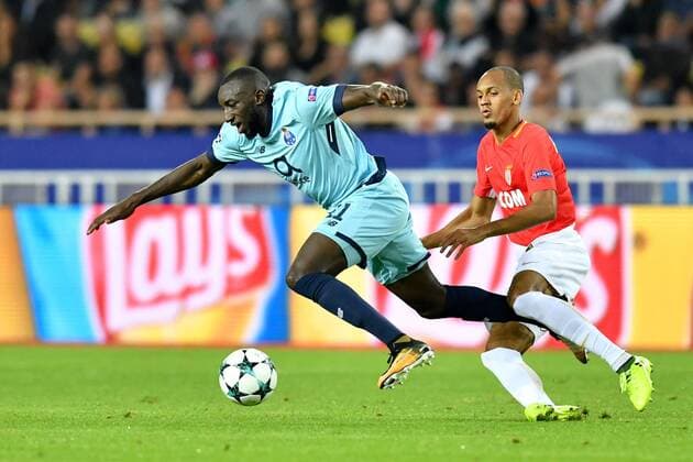 Fußball, CL, AS Monaco - FC Porto 02 FABINHO mon 11 Moussa Marega por FOOTBALL Monaco vs Porto Ligue des Champions 26 09 2017 FEP Panoramic 