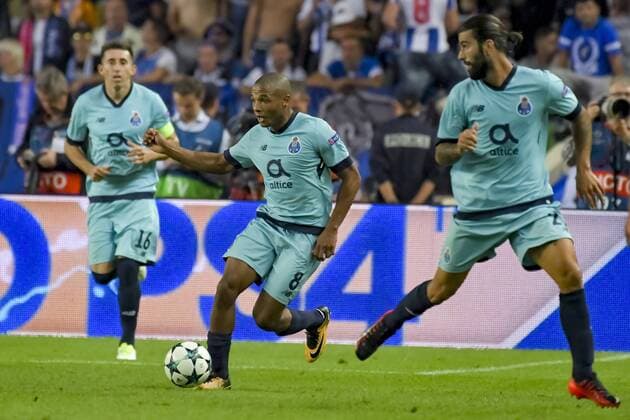Fußball, CL, AS Monaco - FC Porto Yacine Brahimi FC Porto FOOTBALL AS Monaco vs FC Porto Champion s Ligue Monaco 26 09 2017 NorbertScanella Panoramic 
