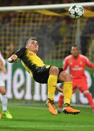 26.09.2017, Fussball Champions League, Saison 2017 2018, Vorrunde, 2. Spieltag, Borussia Dortmund - Real Madrid 1:3, Maximilian Philipp (Borussia Dortmund) Team2