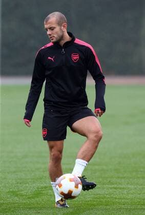 September 27, 2017 - London, England, United Kingdom - Arsenal s Jack Wilshere.during a Arsenal training session ahead of the UEFA Europa League Group H match against BATE Borisov at Arsenal training centre , London Colney on 27 Sep 2017 St.Albans, England Arsenal Training  - ZUMAn230 20170927_zaa_n230_045 Copyright: xKieranxGalvinx