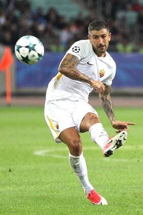 Aleksandar Kolarov Roma Baku 27-09-2017 Football Champions League 2017 2018 Group C Qarabag - AS Roma Foto Gino Mancini Insidefoto ginoxmancini