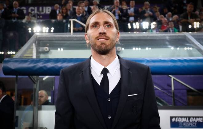 Anderlecht s interim head coach Nicolas Frutos pictured ahead of the second game in the group stage (Group B) of the UEFA Champions League competition between Belgian soccer team RSC Anderlecht and Scottish Celtic FC, Wednesday 27 September 2017 in Brussels. VIRGINIExLEFOUR  x05173735x