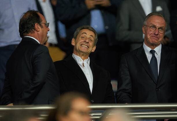 Bilder des Tages - SPORT Nicolas Sarkozy, Francois Hollande Uli HOENESS (FCB Praesident ) Karl-Heinz RUMMENIGGE (Vorstandsvorsitzender FCB AG) PSG PARIS SAINT GERMAIN - FC BAYERN MUENCHEN Gruppenphase Hinspiel, Fussball UEFA Champions League, Paris, 27.09.2017 CL Saison 2017 2018, FCB,