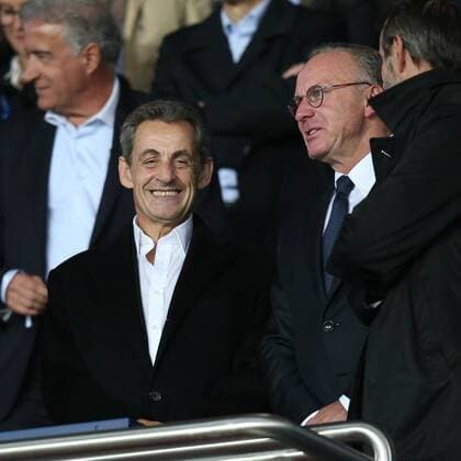 Francois Hollande Nicolas Sarkozy Vorstandsvorsitzender Karl-Heinz Rummenigge (FC Bayern Muenchen), Paris Saint-Germain vs. FC Bayern Muenchen, Champions League, Fussball, 27.09.2017, Paris Copyright: xEibner-Pressefoto HarryxLangerx EP_HLR