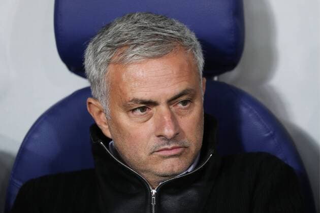 MOSCOW, RUSSIA - SEPTEMBER 27, 2017: Manchester United ManU s manager Jose Mourinho watches action in the 2017 2018 UEFA Champions League Group A football match between Manchester United and CSKA Moscow at CSKA Stadium. Sergei Savostyanov TASS  TS062284