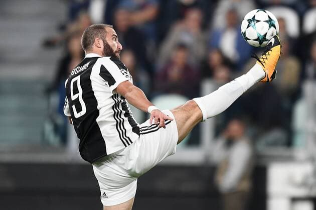 Mg Torino 27 09 2017 - Champions League Juventus-Olympiacos foto Matteo Gribaudi Image nella foto: Gonzalo Higuain 