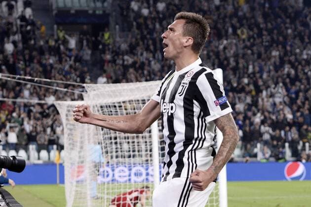 Bilder des Tages - SPORT Db Torino 27 09 2017 - Champions League Juventus-Olympiacos foto Daniele Buffa Image nella foto: esultanza gol Mario Mandzukic 