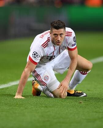 FUSSBALL CHAMPIONS LEAGUE SAISON 2017 2018 GRUPPENPHASE Paris Saint-Germain - FC Bayern Muenchen 27.09.2017 Robert Lewandowski (FC Bayern Muenchen) Paris 