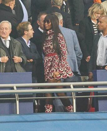 Naomi CAMPBELL, Model PSG PARIS SAINT GERMAIN - FC BAYERN MUENCHEN Gruppenphase Hinspiel, Fussball UEFA Champions League, Paris, 27.09.2017 CL Saison 2017 2018, FCB,