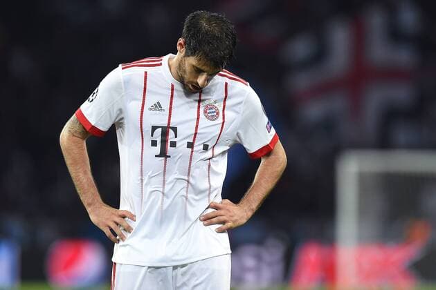 Fußball Champions League Gruppenphase Paris Saint-Germain - Bayern München am 27.09.2017 im Parc des Princes in Paris Javier Martinez ( München ) enttäuscht xRx
