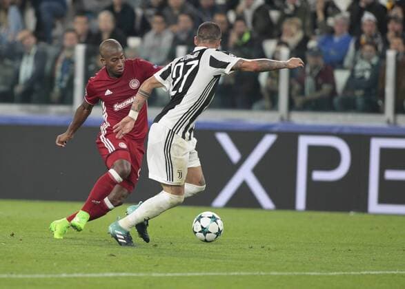 September 27, 2017 - Turin, Italy - Sebo during Champions League match between Juventus and Olympiakos Pirus, in Turin, on September 27, 2017 Juventus v Olympiakos - UEFA Champions League  - ZUMAn230 20170927_zaa_n230_290 Copyright: xLorisxRosellix