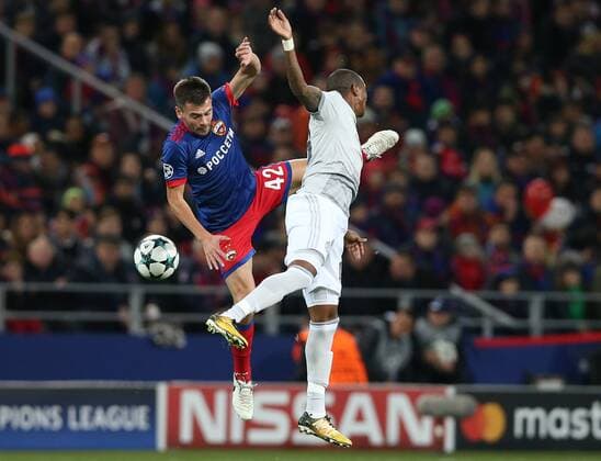 UEFA Champions League: CSKA Moscow (Russia) - Manchester United ManU (England) - 1: 4. 