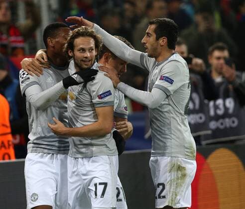 UEFA Champions League: CSKA Moscow (Russia) - Manchester United ManU (England) - 1: 4. 