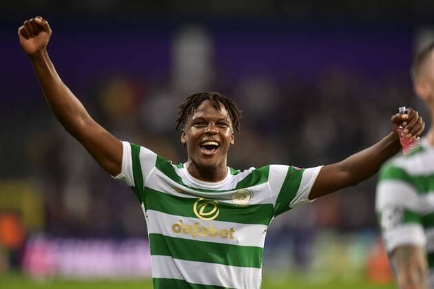 Bilder des Tages - SPORT ANDERLECHT, BELGIUM - SEPTEMBER 27 : Dedryck Boyata defender of Celtic FC celebrates during the Champions League Group B match between RSC Anderlecht and Celtic FC on September 27, 2017 in Anderlecht, Belgium, 27 09 2017 FOOTBALL : Anderlecht vs Celtic Glasgow - Ligue Des Champions - 27 09 2017 PhotoNews Panoramic 