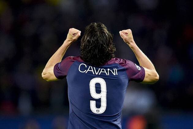 joie des joueurs du PSG apres le but de CAVANI Edinson PSG FOOTBALL PSG vs Bayern de Munich Ligue des Champions 27 09 2017 JBAutissier Panoramic 