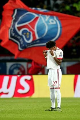 Themen der Woche - SPORT Bilder des Tages - SPORT David Alaba (FC Bayern Muenchen 27) nach dem 1:0, Paris Saint-Germain vs. FC Bayern Muenchen, Champions League, Fussball, 27.09.2017, Paris Copyright: xLanger Eibner-Pressefotox EP_HLR