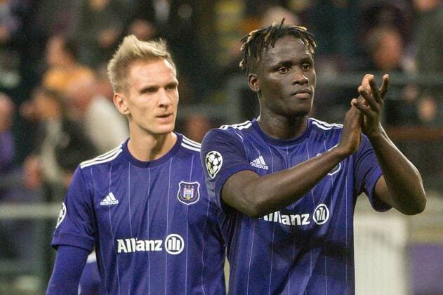 Belgium , Brussels , Sep 27 , 2017 - Second game in the group stage ( Group B ) of the UEFA Champions League competition between Belgian soccer team RSC Anderlecht and Scottish Celtic FC - Lukasz TEODORCZYK & Kara MBODJI Copyright Danny Gys Reporters xxGYS 