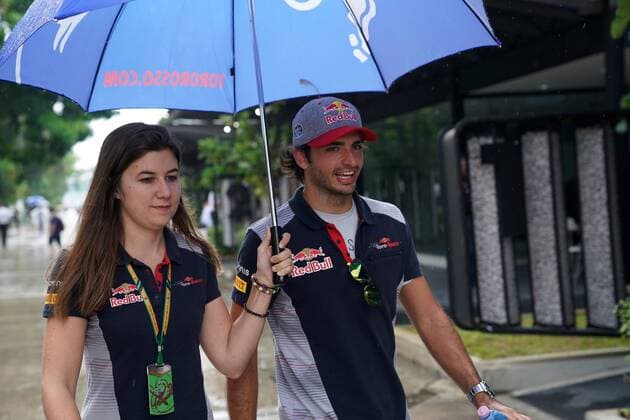 28.09.2017 - Carlos Sainz Jr (ESP) Scuderia Toro Rosso STR12 Malaysian Grand Prix, Sepang 28 September - 1 October 2017 28.09.2017 - Carlos Sainz Jr (ESP) Scuderia Toro Rosso STR12 