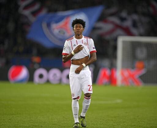 27.09.2017, Fussball UEFA Champions League 2017 2018, Gruppenphase, 2.Spieltag, Paris Saint Germain - FC Bayern München, im Stade du Parc des Princes in Paris. David Alaba (FC Bayern München) frustriert nach dem Spiel. 