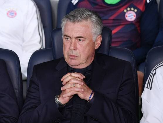 FUSSBALL CHAMPIONS LEAGUE SAISON 2017 2018 GRUPPENPHASE Paris Saint-Germain - FC Bayern Muenchen 27.09.2017 Trainer Carlo Ancelotti (FC Bayern Muenchen) nachdenklich Paris 